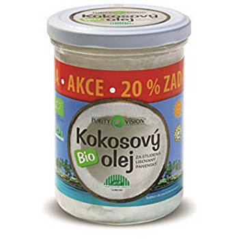 BIO Panenský kokosový olej lisovaný za studena